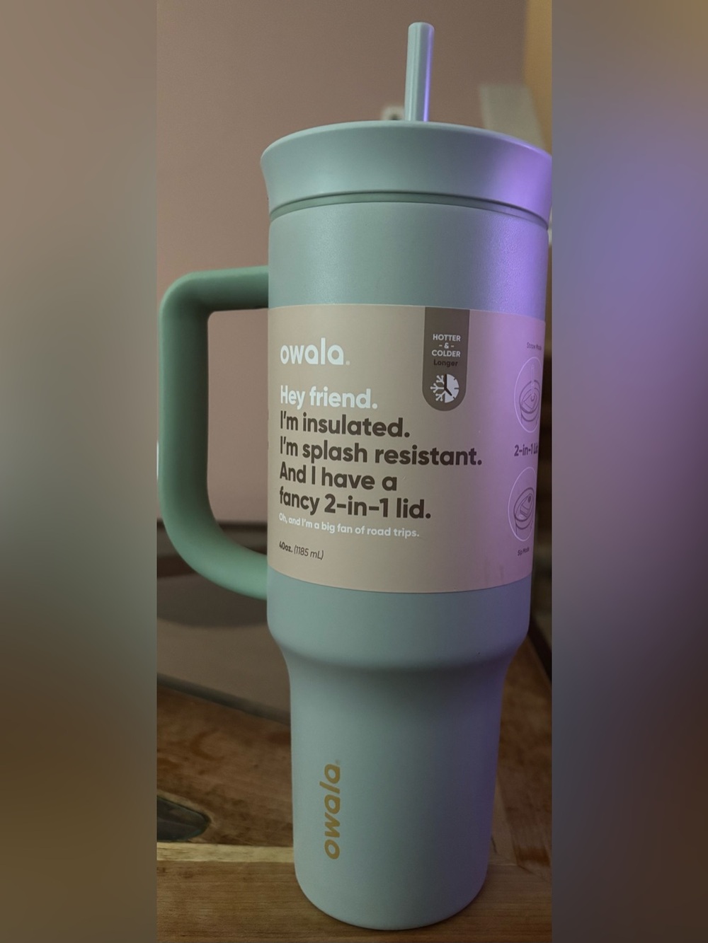 Owala 40 ounce Tumbler Summer Paradise